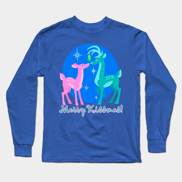 Merry Kissmas! Long Sleeve T-Shirt by Toonicorn